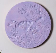 Mauve Garden Elegance Plate